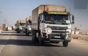 قافلة إغاثية جديدة تصل إلى السويداء جنوبي سوريا