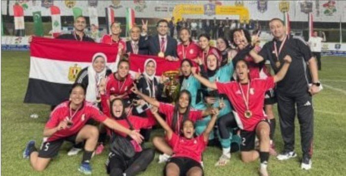 مصر تفوز على البرازيل وتتوج بكأس العالم للمينى فوتبول سيدات مصر تفوز على البرازيل وتتوج بكأس العالم للمينى فوتبول سيدات