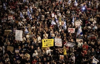 تظاهرات حاشدة وسط تل أبيب للمطالبة بالتوصل لصفقة لتبادل المحتجزين