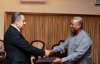سفير مصر الجديد بأكرا يقدم أوراق اعتماده إلى رئيس غانا