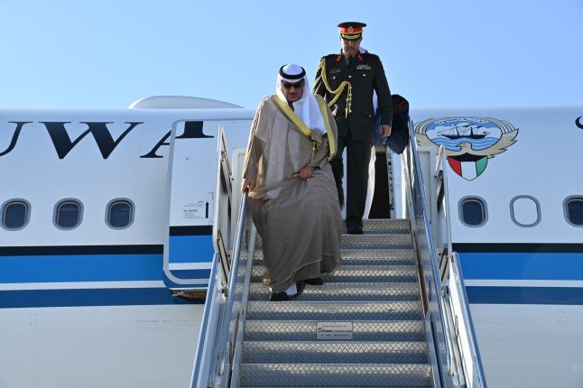 وصول ممثل أمير البلاد "ولي العهد" إلى نيويورك لترؤس وفد الكويت في اجتماعات الجمعية العامة للأمم المتحدة وصول ممثل أمير البلاد "ولي العهد" إلى نيويورك لترؤس وفد الكويت في اجتماعات الجمعية العامة للأمم المتحدة