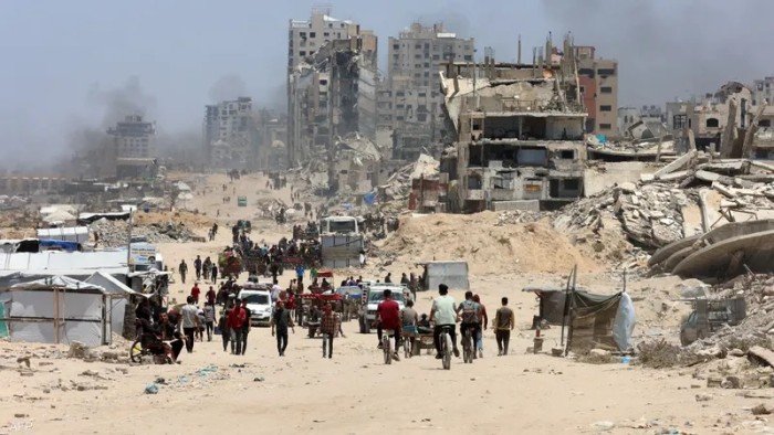 الأمم المتحدة: التصعيد الإسرائيلي في غزة يجبر مزيدا من الفلسطينيين على النزوح القسري الأمم المتحدة: التصعيد الإسرائيلي في غزة يجبر مزيدا من الفلسطينيين على النزوح القسري