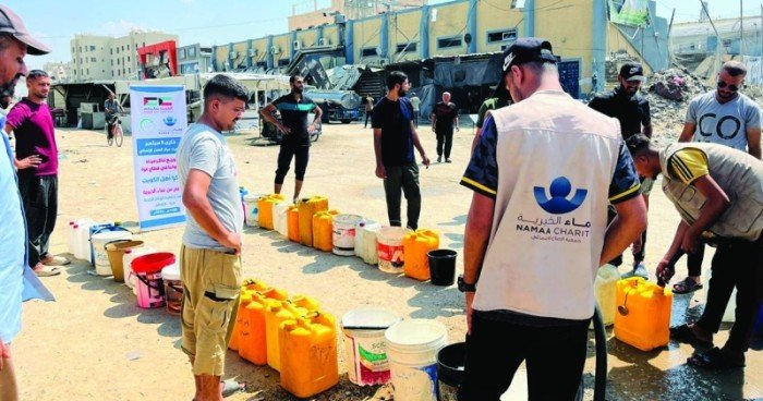 "نماء الخيرية" الكويتية تنفذ حملة عاجلة لتوزيع المياه في قطاع غزة "نماء الخيرية" الكويتية تنفذ حملة عاجلة لتوزيع المياه في قطاع غزة