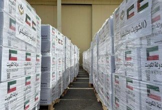 وصول طائرة المساعدات الكويتية ال19 لإغاثة غزة إلى مطار العريش المصري