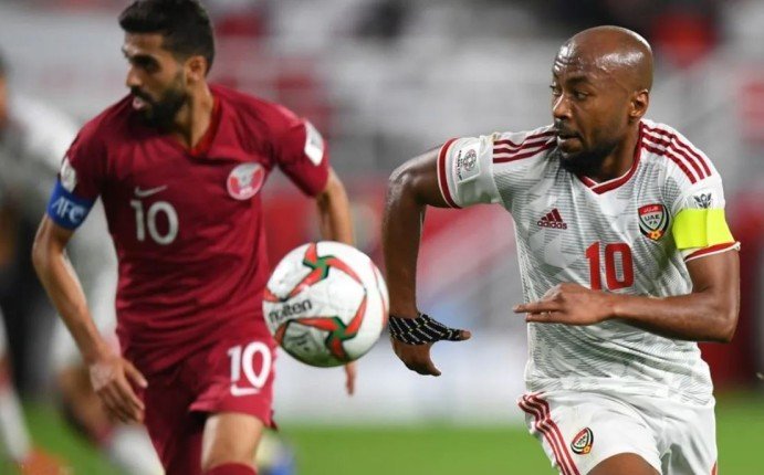 مواجهة قوية.. شاهد بث مباشر لمباراة الامارات وقطر في تصفيات كأس العالم 2026 مواجهة قوية.. شاهد بث مباشر لمباراة الامارات وقطر في تصفيات كأس العالم 2026