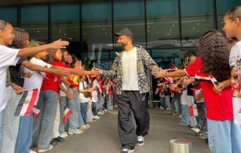 استقبال حافل لـ صلاح بمطار القاهرة