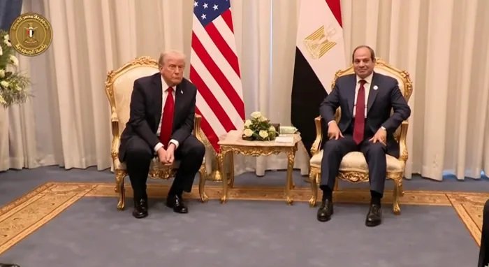 ترامب: السيسي زعيم قوي ونقدر دور مصر العظيم لإنهاء الحرب في غزة ترامب: السيسي زعيم قوي ونقدر دور مصر العظيم لإنهاء الحرب في غزة