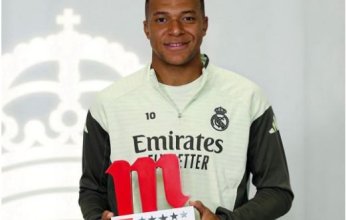 مبابي يفوز بجائزة لاعب الشهر في ريال مدريد للمرة الثانية على التوالي