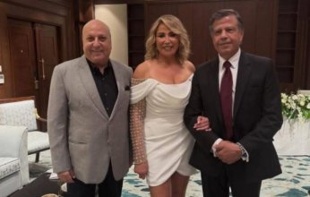 شاهد.. إيناس الدغيدي تحتفل بعقد قرانها على رجل الأعمال أحمد عبد المنعم