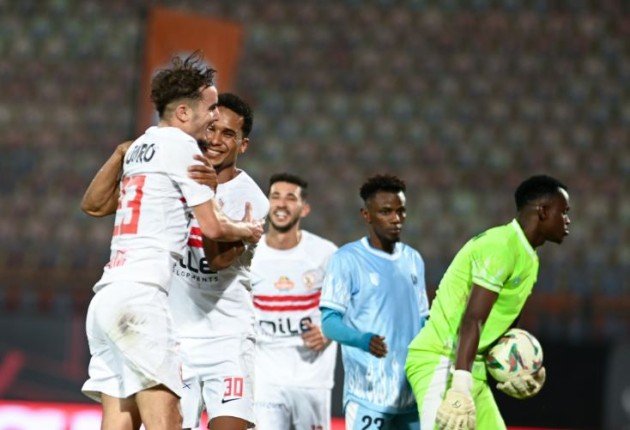 بسباعية نظيفة.. الزمالك يقضى على أحلام ديكيداها الصومالي بالكونفيدرالية بسباعية نظيفة.. الزمالك يقضى على أحلام ديكيداها الصومالي بالكونفيدرالية