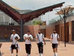 لأول مرة.. بيراميدز يظهر بقميصه الأخضر أمام الجيش الرواندي