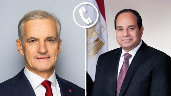 الرئيس السيسي يشيد بمواقف النرويج الداعمة للقضية الفلسطينية الرئيس السيسي يشيد بمواقف النرويج الداعمة للقضية الفلسطينية