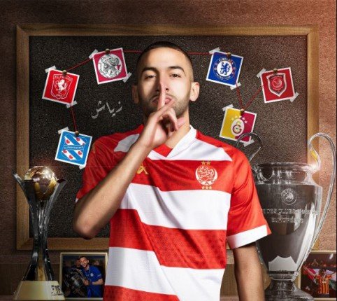في انتقال حر.. الوداد المغربي يعلن تعاقده مع حكيم زياش في انتقال حر.. الوداد المغربي يعلن تعاقده مع حكيم زياش