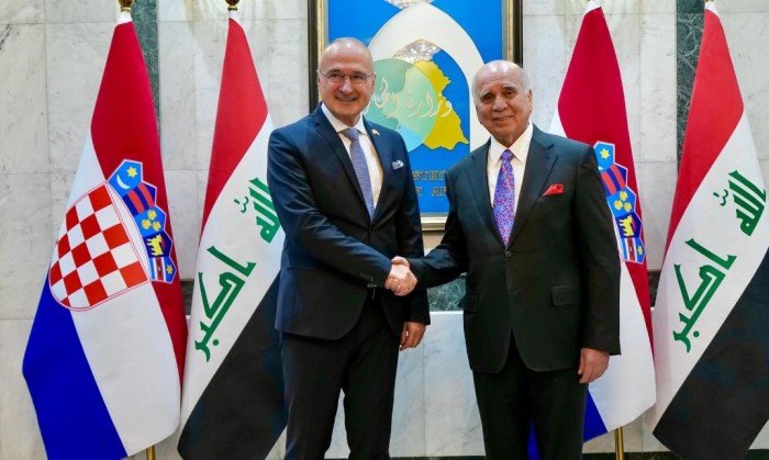 العراق وكرواتيا يبحثان تعزيز فرص التعاون المشترك العراق وكرواتيا يبحثان تعزيز فرص التعاون المشترك