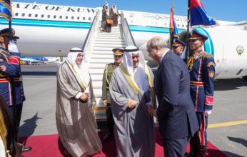 ممثل أمير الكويت "رئيس مجلس الوزراء" يصل إلى مصر لترؤس وفد دولة الكويت في قمة شرم الشيخ للسلام