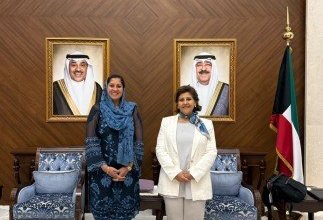 مساعد وزير الخارجية تستعرض مع خبيرة مستقلة جهود الكويت في مجال حقوق الإنسان والاقتصاد