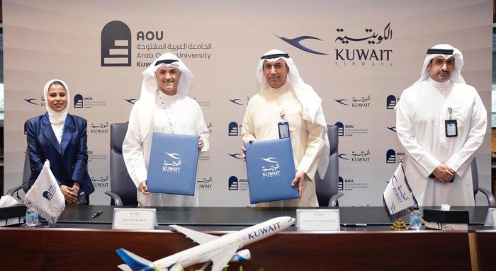الخطوط الجوية الكويتية توقع بروتوكول تعاون مع الجامعة العربية المفتوحة الخطوط الجوية الكويتية توقع بروتوكول تعاون مع الجامعة العربية المفتوحة