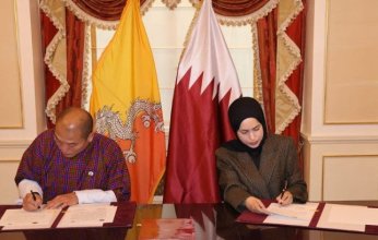 قطر ومملكة بوتان توقعان بيانًا مشتركًا لإقامة علاقات دبلوماسية بين البلدين