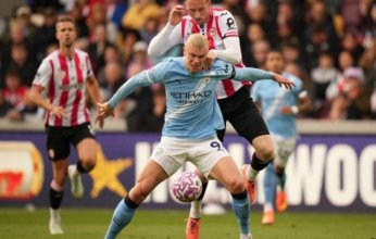 بقيادة هالاند مانشستر سيتي يفوز على برينتفورد