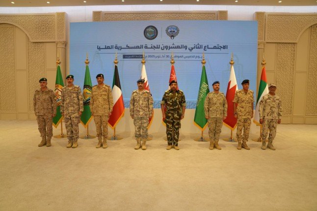 رؤساء أركان القوات المسلحة بدول الخليج يبحثون في الكويت سبل تعزيز التعاون الدفاعي