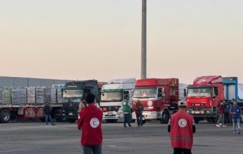 قافلة المساعدات الإنسانية «زاد العزة» الـ 54 تتحرك من مصر إلى غزة