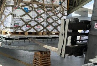 وصول طائرة المساعدات الكويتية الـ16 لمصلحة غزة إلى مطار العريش المصري