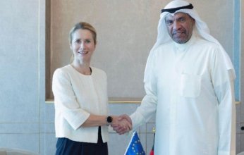 اليحيا يلتقي الممثلة العليا للشؤون الخارجية بالاتحاد الأوروبي