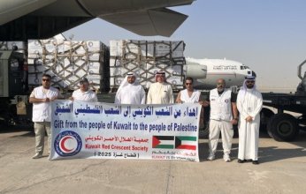 لإغاثة غزة.. إقلاع الطائرة الـ18 من الحرس الجوي الكويتي الثاني بـ10 أطنان من المساعدات