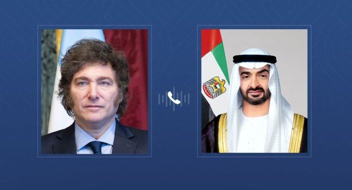 الإمارات والأرجنتين تبحثان تعزيز التعاون بين البلدين الإمارات والأرجنتين تبحثان تعزيز التعاون بين البلدين