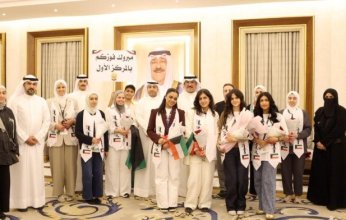 وزير التربية الكويتي يستقبل الطلبة الفائزين في ملتقى "الابتكار المالي" في عمان