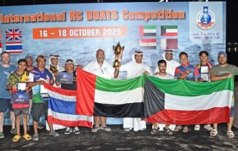 النادي العلمي الكويتي يتوج الفائزين ببطولته الدولية للقوارب اللاسلكية