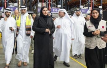 تدشين جسر بري قطري لدعم الشعب الفلسطيني في قطاع غزة