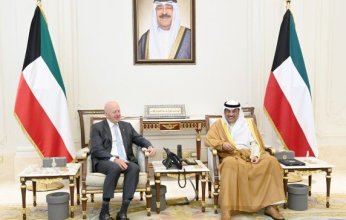 ولي عهد الكويت يستقبل الرئيس التنفيذي لشركة جولدمان ساكس
