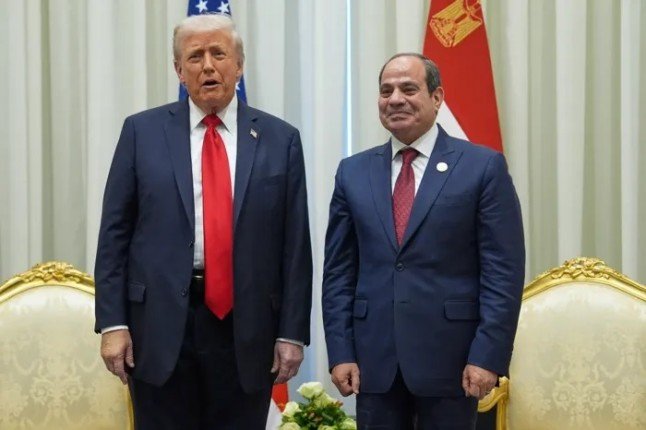 الرئيس السيسي لـ"ترامب": اتفاق غزة إنجاز رائع.. والأولوية الآن لتثبيت وقف إطلاق النار الرئيس السيسي لـ"ترامب": اتفاق غزة إنجاز رائع.. والأولوية الآن لتثبيت وقف إطلاق النار