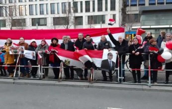 الجالية المصرية فى بروكسل تستعد لاستقبال الرئيس السيسى