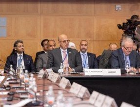 وزير المالية بالوكالة الكويتي يشارك في اجتماع لوزراء المالية ومحافظي البنوك مع مدير عام صندوق النقد