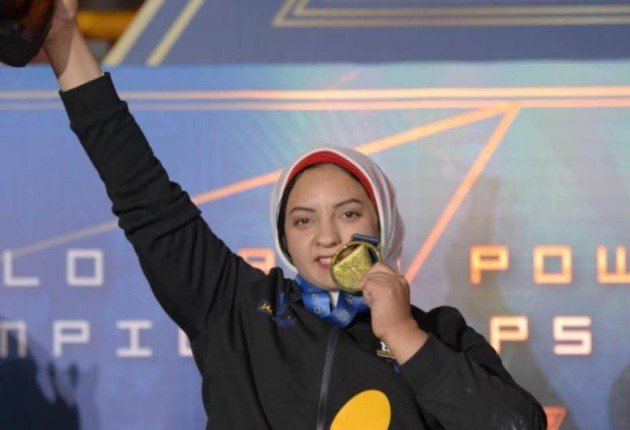 ريحاب رضوان تحصد ذهبية بطولة العالم لرفع الأثقال البارالمبي في وزن 61 كجم ريحاب رضوان تحصد ذهبية بطولة العالم لرفع الأثقال البارالمبي في وزن 61 كجم