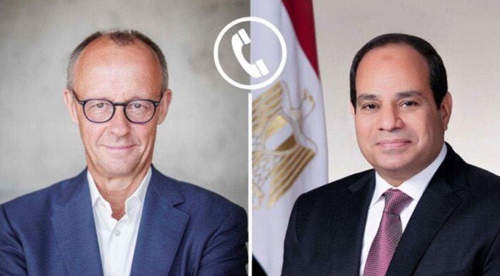 الرئيس السيسي يدعو المستشار الألمانى للمشاركة باحتفالية اتفاق وقف حرب غزة الرئيس السيسي يدعو المستشار الألمانى للمشاركة باحتفالية اتفاق وقف حرب غزة
