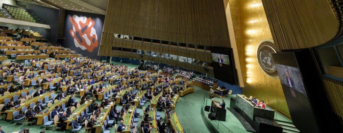 مندوب فلسطين بالأمم المتحدة: نجاح خطة ترامب بشأن غزة مرهون بحق تقرير المصير الفلسطيني مندوب فلسطين بالأمم المتحدة: نجاح خطة ترامب بشأن غزة مرهون بحق تقرير المصير الفلسطيني