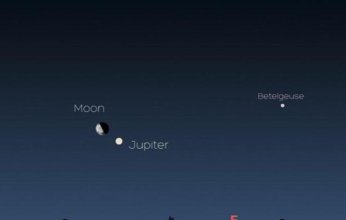 القمر يلتقي المشتري في مشهد سماوي بديع.. إليك الموعد والتفاصيل