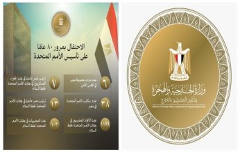 الخارجية المصرية تحتفل بالذكرى الـ 80 لإنشاء الأمم المتحدة