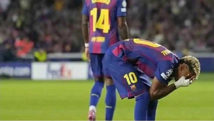 برشلونة يعلن تفاصيل إصابة لامين جمال ومدة غيابه برشلونة يعلن تفاصيل إصابة لامين جمال ومدة غيابه