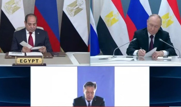 بمشاركة الرئيس السيسي وبوتين.. بدء مراسم وضع هيكل الاحتواء لمفاعل الوحدة الأولي بمحطة الضبعة