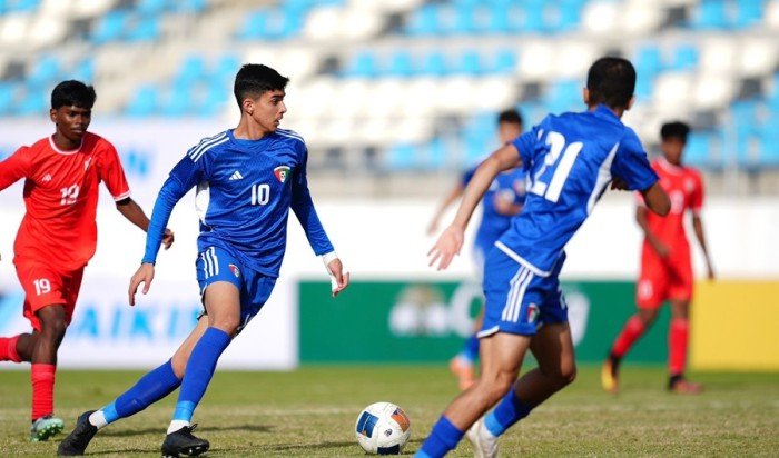 منتخب الكويت للناشئين يمطر شباك منتخب المالديف بخماسية نظيفة