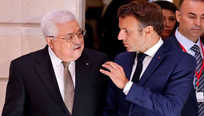 الرئيس الفرنسي يستقبل نظيره الفلسطيني في قصر الإليزيه