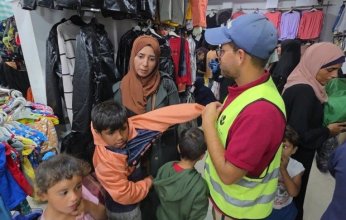 نماء الخيرية الكويتية تنفذ مشروع كسوة الأطفال والأيتام جنوب قطاع غزة