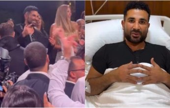 أول حفل بعد حادث السخنة.. أحمد سعد يحيي زفاف ابن ريم مصطفى