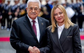 أبو مازن و ميلوني يبحثان جهود تثبيت وقف إطلاق النار في غزة