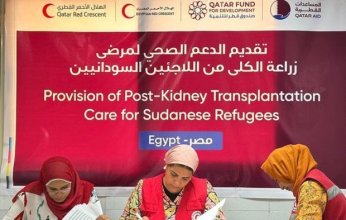 رعاية طبية مستمرة من الهلال الأحمر المصري لمرضى زراعة الكُلى السودانيين المقيمين في مصر