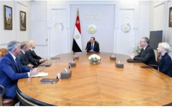 الرئيس السيسي يستقبل الرئيس التنفيذي لشركة إيني الإيطالية